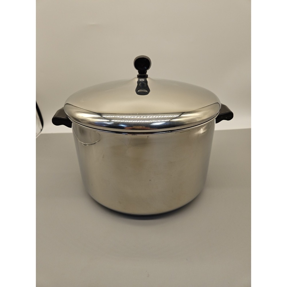 Farberware Aluminum Clad Stainless Steel 8qt Stock Pot With Lid